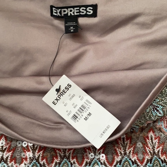 Express Sequin Mini Skirt - Picture 6 of 7